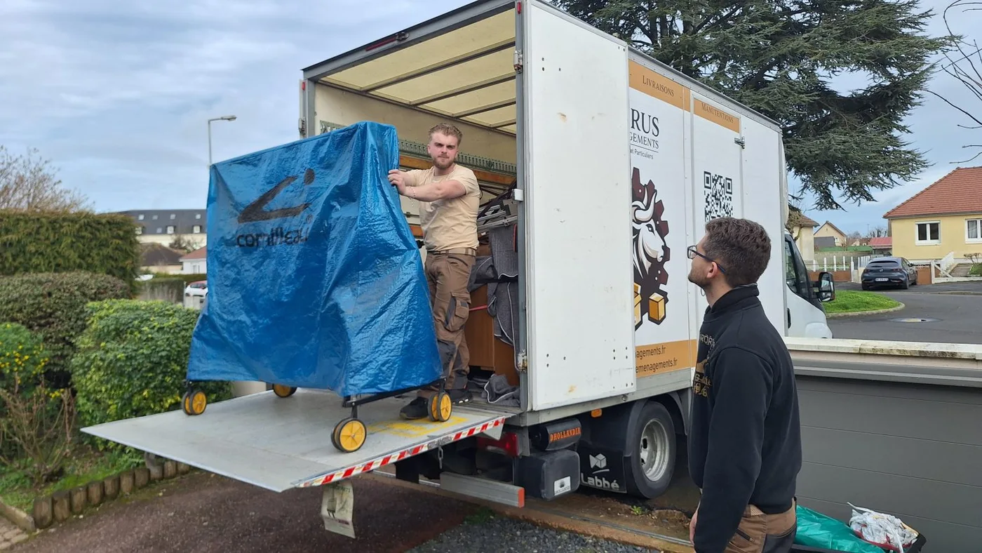 L’équipe Taurus en intervention avec son camion